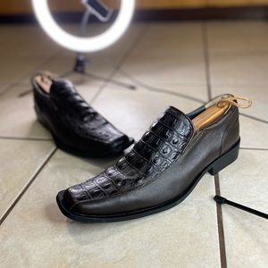 Handmade croc leather Lamasini collection